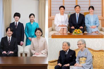 Portraits à nouveau séparés pour la famille impériale du Japon