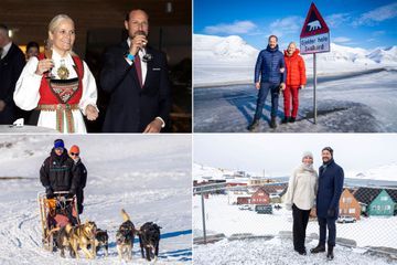 Mette-Marit et Haakon, retour en photos sur leur visite dans les neiges du Svalbard