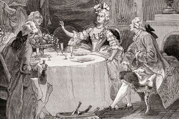 A la table des rois - Quand les invités choisis de Louis XV dînaient sur une ingénieuse «table volante»
