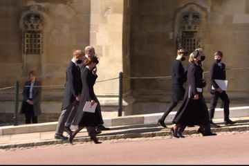 Le prince Harry avec Kate Middleton et le prince William