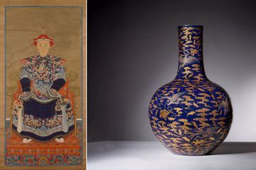 Succès d'enchères pour un exceptionnel vase lié à l'empereur de Chine Qianlong
