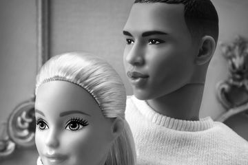 La poupée Barbie dans l'oeil d'Olivier Rousteing