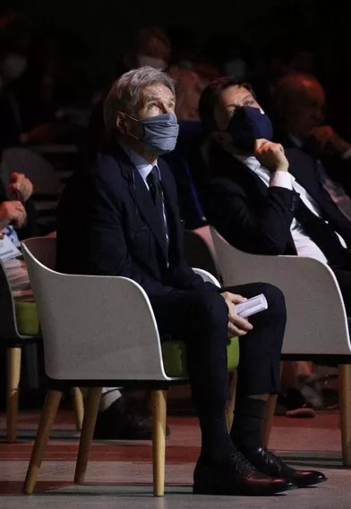 Harrison Ford au congrès mondial de l'UICN, vendredi 3 septembre 2021 à Marseille.