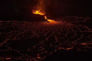 Le volcan Kilauea, à Hawaï, le 29 octobre 2021.