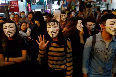 Manifestation à Hong Kong, le 31 octobre 2019.