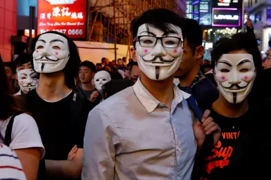 Manifestation à Hong Kong, le 31 octobre 2019.