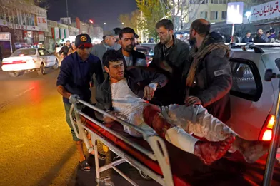 Au moins 40 personnes ont été tuées dans un attentat-suicide à Kaboul, le 20 novembre 2018.