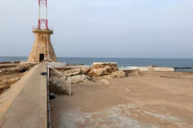 Une plage de Beyrouth (Liban), le 15 mars.