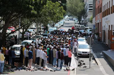 Une rue du Cap (Afrique du Sud), le 6 mars.