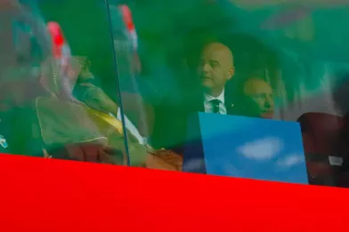 Vladimir Poutine et Mohammed ben Salmane à Moscou, le 14 juin 2018.