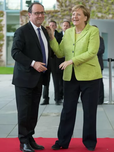Angela Merkel et François Hollande à Berlin.