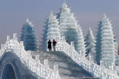 LeFestival international de glace et de neige d'Harbin se tient jusqu'au 28 février.