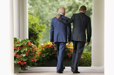 Joe Biden et Barack Obama à la Maison Blanche, le 25 juin 2015.
