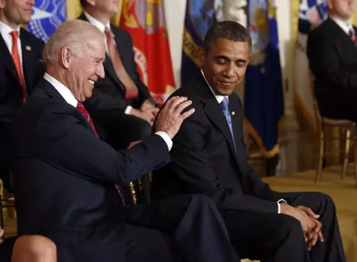 Joe Biden et Barack Obama, en avril 2013.
