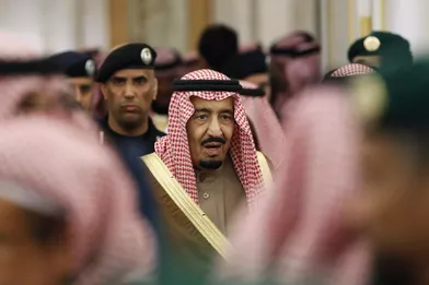 Défilé de condoléances au roi Salman