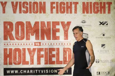 Mitt Romney monte sur le ring