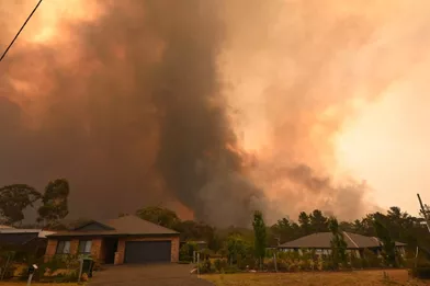 Incendie àBargo, près de Sydney, le 21 décembre 2019.