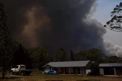 Incendie àBilpin, enNouvelle-Galles du Sud, le 21 décembre 2019.