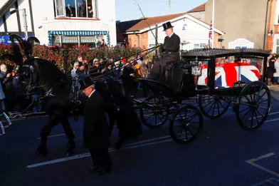 Les funérailles dudéputé britannique David Amess ont eu lieu àSouthend-on-Sea, le 22 novembre 2021.