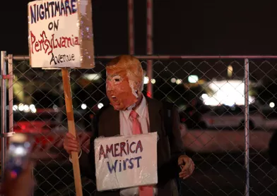 Manifestations anti-Trump devant la Maison Blanche, le 27 août 2020.