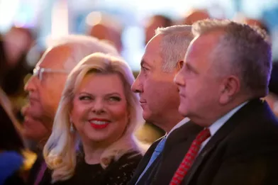Sara et Benjamin Netanyahou à Jérusalem, le 13 mai 2018.