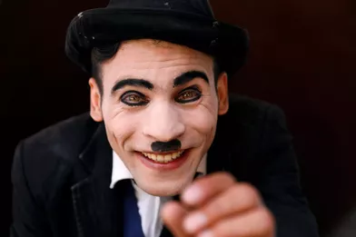Karim Asir, le Charlie Chaplin de l'Afghanistan.