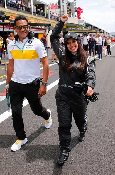 La pilote saoudienne Aseel Al-Hamad au Grand Prix de France de Formule 1, le 24 juin 2018.