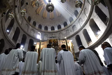 Des milliers de chrétiens du monde entier étaient à Jérusalem ce week-end pour les célébrations de Pa^