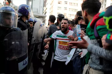 Manifestation à Alger, en Algérie, le 5 mars 2019.