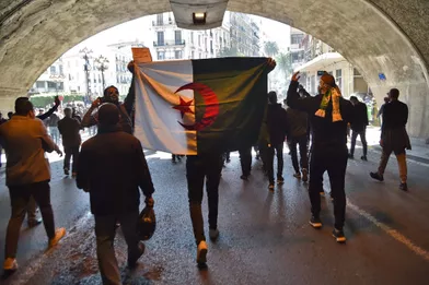 Manifestation à Alger, en Algérie, le 1er mars 2019.