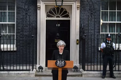 LaPremier ministre du Royaume-Uni Theresa May s'est exprimée dans la matinée.