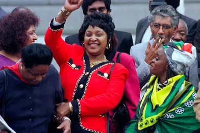 Winnie Mandela, en mai 1996.