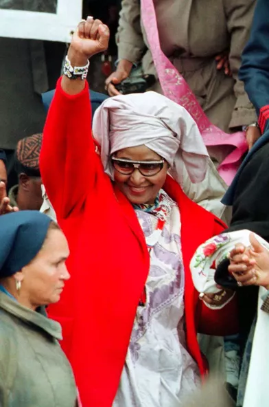 Winnie Mandela, en octobre 1997.