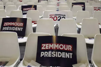 A Villepinte, le candidat Zemmour entre en scène