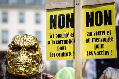 Manifestation contre le pass sanitaire à Paris, samedi 4 septembre 2021.