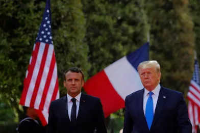 Donald et Melania Trump avec Emmanuel et Brigitte Macron pour célébrer le D-Day.