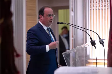 François Hollande, dimanche au Creusot pour les quarante ans du 10 mai 1981.