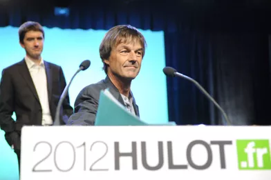 Nicolas Hulot en avril 2011se présente à la primaire des Verts.