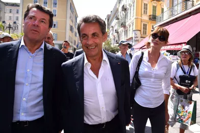 Etape niçoise pour Nicolas Sarkozy et Carla