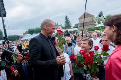 Varoufakis, politique-star de la Fête de la rose