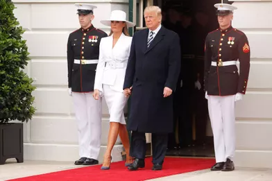 Le couple Trump s'apprête à recevoir Emmanuel et Brigitte Macron.