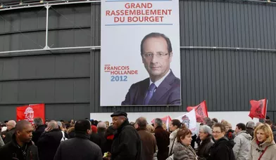 Il s'agissait du premier grand meeting de François Hollande depuis le second tour de la primaire du Parti socialiste.