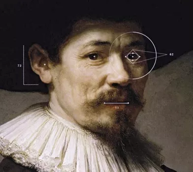 « Le prochain Rembrandt » : exposé à Amsterdam en 2016 (à dr.), ce tableau inédit a été créé par un ordinateur d’après l’analyse d’oeuvres du maître flamand.