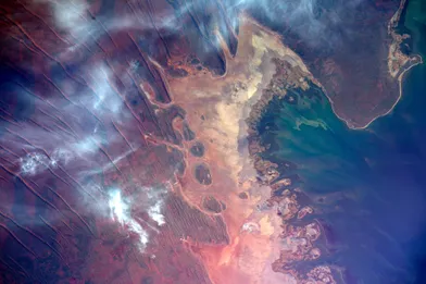 Le nord-ouest de l'Australie, depuis l'ISS