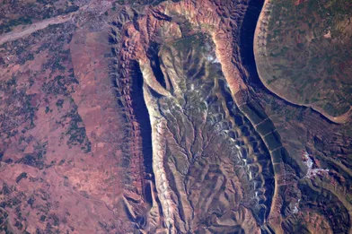 Le Maroc depuis l'ISS
