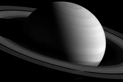 La planète Saturne, immortalisée par la sonde Cassini