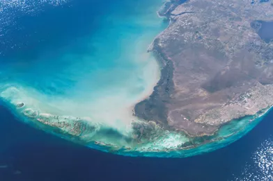 30 mars.Le sud de la Floride photographiée par les spationautes de l'ISS. Miami et Fort Lauderdale sont visibles du côté atlantique.