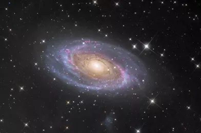 12 mars. L'astronome amateur Wissam Ayoub nous offre cette photographie de Messier 81(&quot;NGC 3031&quot;), une galaxie spirale située dans la constellation de la Grande Ourse à environ 12,0 millions d'années-lumière de la Voie lactée.