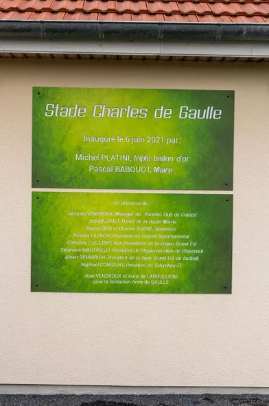 Le stade Charles-de-Gaulle à Colombey-les-deux-églises.