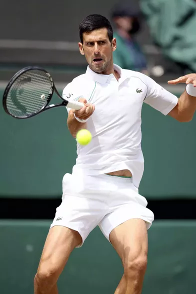 Novak Djokovic en juillet 2021.